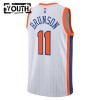 New York Knicks Jalen Brunson Nike 2024-25 City Edition Valkoinen Lasten Pelipaidat Swingman